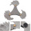 US Screw Thread Pitch Gauge Measuring Tool Carbon Steel Thread Checker Gauge 8