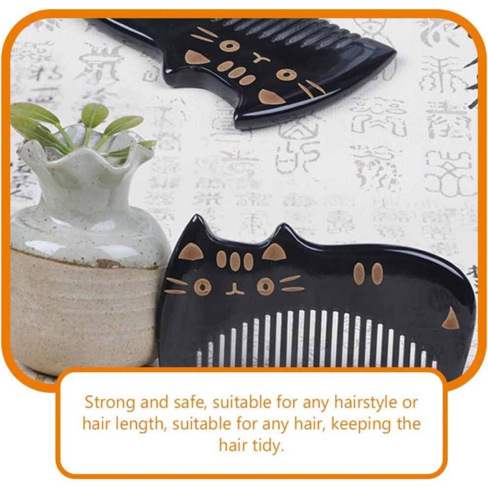 Hkhbjs Ox Horn Toddler Comb Portable Wide Tooth Detangling Comb For Children Boys And Girls Hair Care