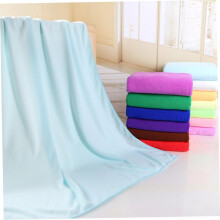 Microfiber Towels Washcloth Set 30x70cm Light Blue Water Absorbing Hair Drying Bathing Cloth Multi-Purpose Car Cleaning