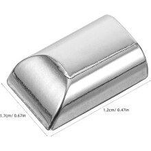Lot de 50 butées et clips de fermeture éclair en métal pour sacs à main femme, finition or rose et chrome