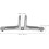 Office Partition Base Plastic Screen Divider Stand Base Folding Partition for Divider Panel Garden Fence Bracket Support 2