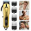 Hatteker Hair Clipper Beard Trimmer For Men Gold 2