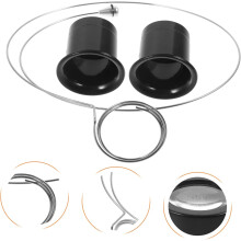 Uhrenglas-Lupe für Uhrenreparaturen, Kopfband-Design, Kunststoff, Stahldraht, Vergrößerung, kompaktes Design