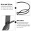 6pcs Metal Wall Mounted Wine Racks Iron Wine Bottle Display Holder 7