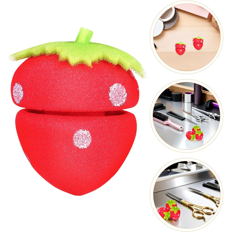 Hkhbjs 24Pcs Strawberry Shaped Hair Curlers No Heat Hair Curlers Strawberry Shaped For Long Short Overnight Curls Women Sleeping
