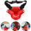Visriem met gesp, rood, verstelbare hengelhouder. 7