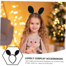 Zebra Headband e Tail Set com Fita Cosplay Animal Costume Acessório para Meninos e Meninas Vestido de Festa e Desempenho de Palco