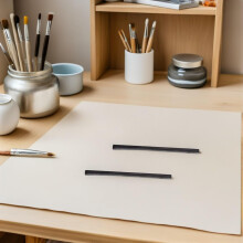 25 bâtonnets de fusain de saule naturel de 5 à 7 mm, outils de dessin au fusain.