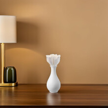 3 flores artificiales de papel perfumadas hechas a mano con forma de magnolia. Difusor de aroma.