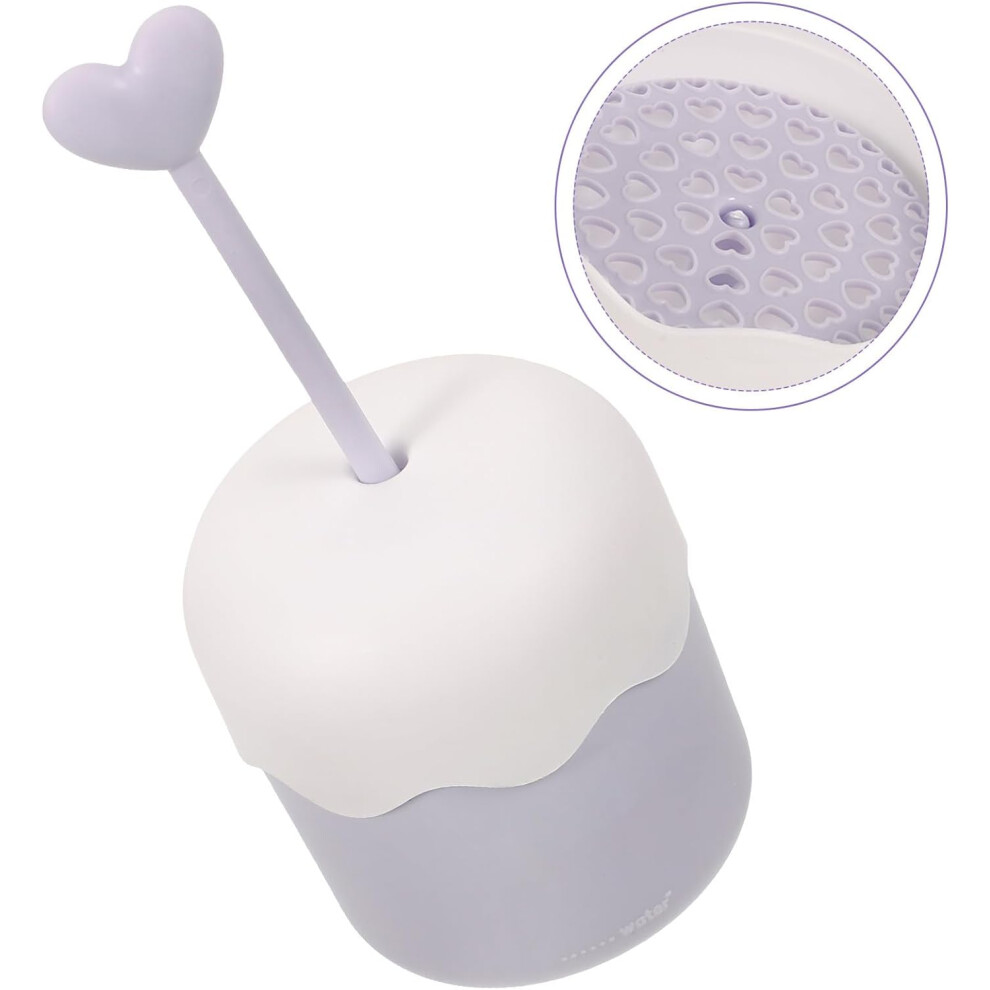 Hkhbjs Portable Blue Facial Bubble Maker For Face Wash Plastic Material, Creates Rich Foams And Deep Cleansing