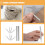 200pcs Double Headed Nails Double Sided Edging Iron Seamless Installation Easy Installation 3