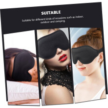 Schlafmaske aus 3D-Memory-Schaum mit vollständiger Abdeckung und Verdunkelung, bequeme Schlafmaske mit Rückstellkraft für Reisen