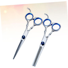 Friseurscheren-Set, Haarschneideschere, professionelle Friseurschere, Haarstyling-Werkzeuge, Edelstahlschere, Farbe zufällig