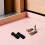100pcs Black Plastic Hooks Small Door Hook for Bathroom Storage Space Saving 7