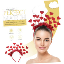 Herzförmiges Haarband zum Valentinstag – süßes dekoratives Haaraccessoire für Damen
