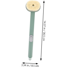 Long Handle Bath Brush for Back Scrubber Body Clean Brush Portable Shower Use Exfoliating and Cleaning Comfortable Grip