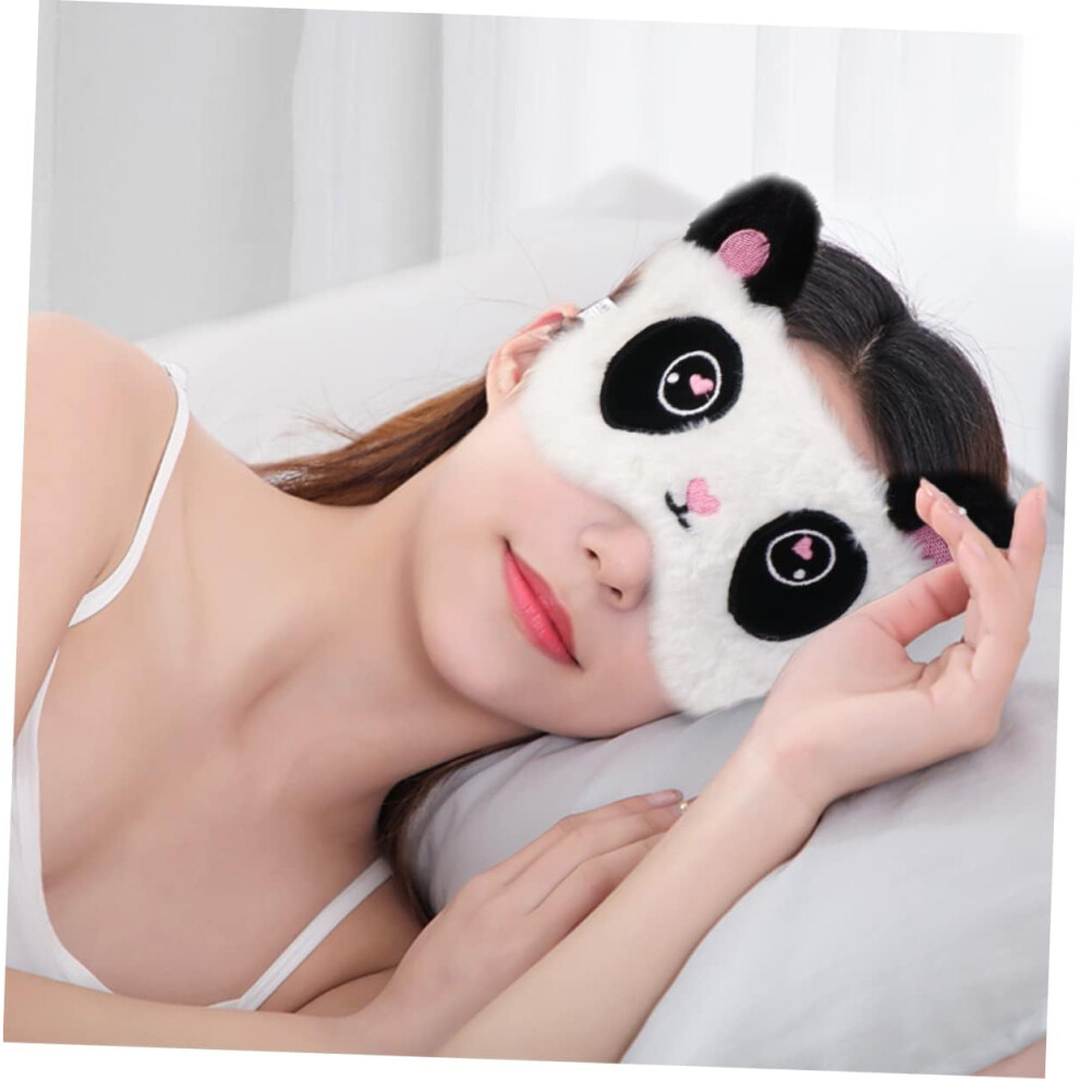 Hkhbjs Panda Design Eye Cover Sleeping Eye Mask Blackout Comfortable Blindfold For Women Girls Use For Sleeping
