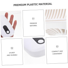 Fã de secador de extensão de cílios portátil mini secador de sopro de cílios branco para salão profissional e casa DIY secagem de cílios