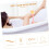Back Scrubber for Shower Long Handle Soft Bath Brush Body Exfoliating Back Lotion Applicator Suitable 3