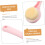 Back Scrubber for Shower Long Handle Soft Bath Brush Body Exfoliating Back Lotion Applicator Suitable 6