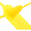 100pcs Yellow Waterproof Plastic Tamper Proof Seals Disposable Self-Locking Security Tags Zip Tie Labels 8