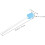 2pcs Long Handle Body Scrub Brush and Soft Bristle Shower Back Scrubber 2