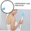 2pcs Long Handle Body Scrub Brush and Soft Bristle Shower Back Scrubber 3