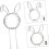 30pcs Fish-Shaped Threader Sewing Machine Tool Automatic Needle Inserter 8
