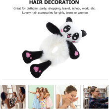 Panda Hair Rope Creative Ponytail Holder Hair Lid Elastic for Women Girls Girls