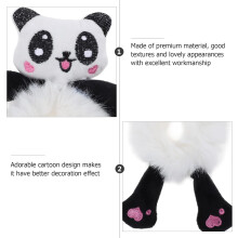 Panda Haargummi, kreativer Pferdeschwanzhalter, Haargummi für Frauen und Mädchen