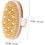 2pcs Boar Bristle Bath Brush Massage Function Practical for Bathroom Cleaning Body Brush and Shampoo Tool 2