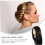 Cabeça de manequin de treinamento de estilo de cabelo com cabelo longo macio para a prática de trança e estilo 2
