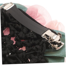 Satijnen verpleegstersmuts met haarnetje, haaraccessoires voor vrouwen, bloemenprint knotkapje voor stewardessen, gehaakt net.
