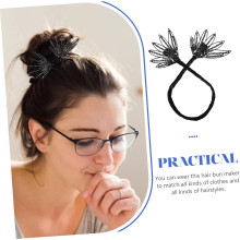 Haarknotmaker voor makkelijke kapsels, herbruikbare hoofdband met uniek design.
