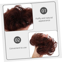 Wellige Haarknotenverlängerung, Messy Bun Haarteil, geeignet für Alltag und Partys