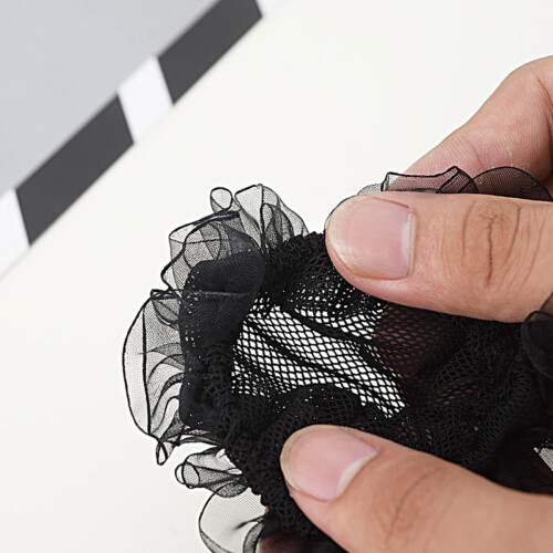 10 st elastiska hårsnoddar för hårstyling, lätta hårnät för dans