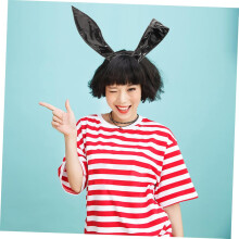 Hasenohren-Haarreif, Hasenohren-Accessoire, Party-Kopfschmuck, Verkleidungs-Haarreif für Ostern, Halloween, Cosplay, Damen-Kostümzubehör