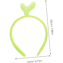 2er-Pack Haarbänder aus natürlichen Sojasprossen für Damen – ideal für Geburtstagsfeiern, Cosplay und andere Anlässe.