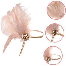 Vintage Flapper Headband για γυναίκες Γάμος Πάρτι Χορός Νυφικά Αξεσουάρ Ρετρό Βρυχηθμός Headband