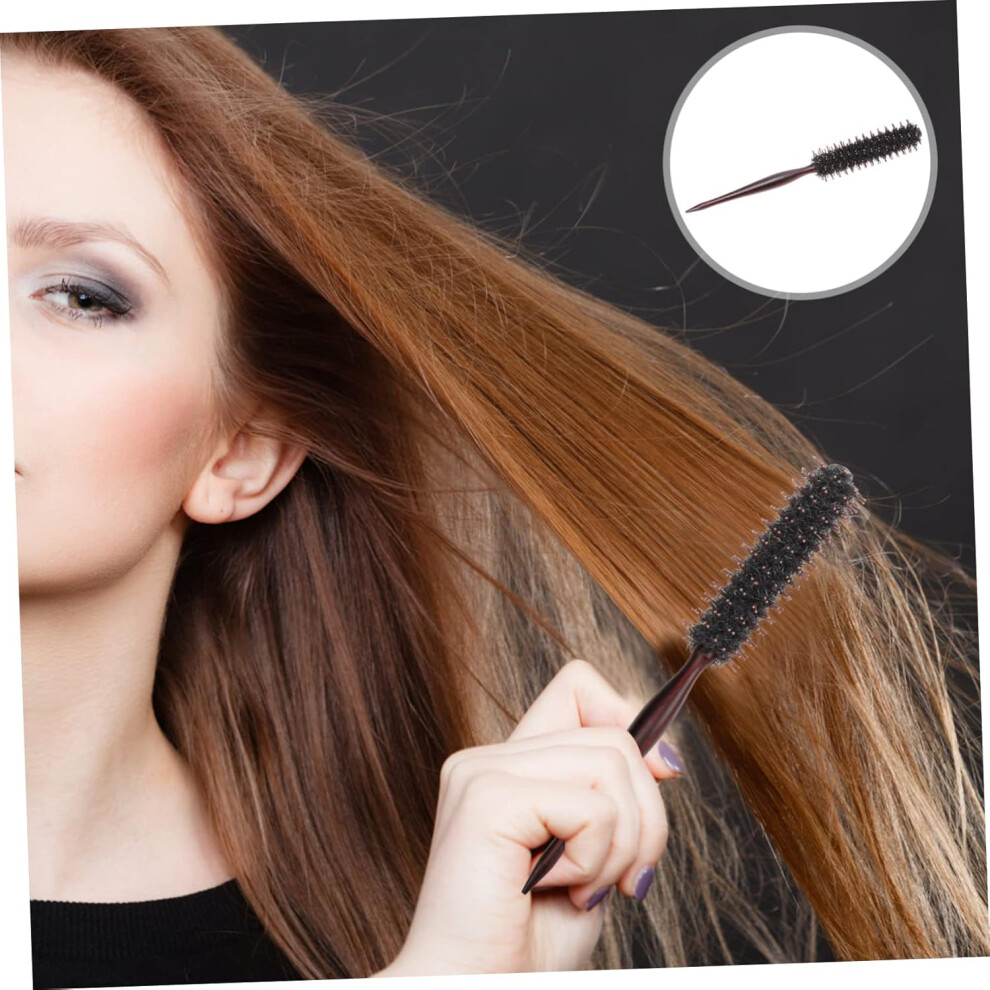 Hkhbjs Hairdressing Comb Wood Handle Hairbrush Round Detangling Brush For Styling Salon Hairdressing
