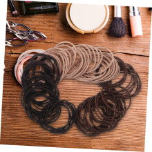 Seamless Thin Hair Ties 100Pcs 0.2Cm Boys and Girls Hair Elastics No Damage Lightweight Portable for Daily Use