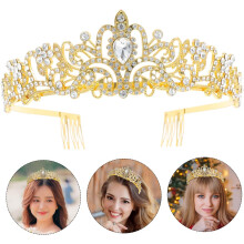 Party-Hochzeitskrone, Strass-Brauthaarband, Kopfschmuck, Prinzessinnen-Tiara