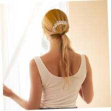 Rhinestone Hairpin Wedding Hair Comb Clip for Women Bridesmaid Rhinestone Top Hair Clips for Women
