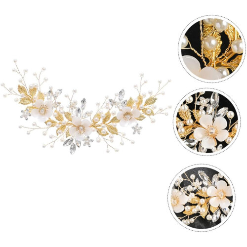 Bridal cabelo pente strass e elegante casamento chapéu
