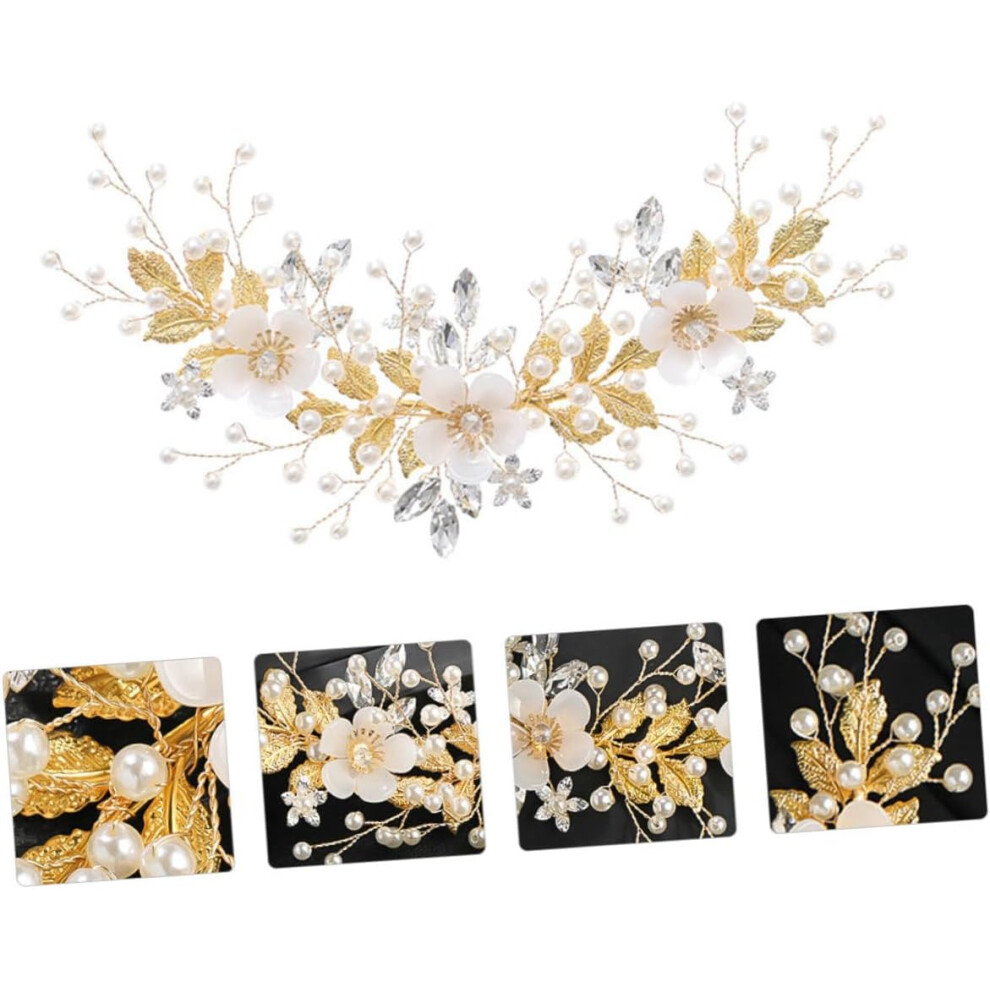 Hkhbjs Bridal Hair Comb Rhinestones And Elegant Wedding Headdress