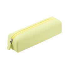 Trousse Ă crayons en Silicone Portable, sac Ă outils de-Vert