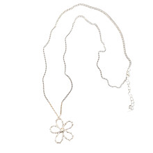 Fashionable Silver Alloy Necklace Pendant For Daily Wear-C