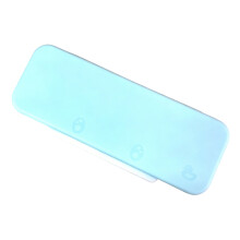 Papeterie de bureau sac de rangement porte-stylos boîte-Bleu