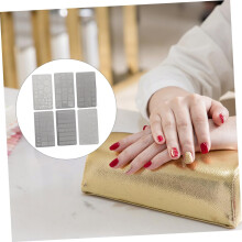 6 Stück Nageldruckschablonen aus Edelstahl für DIY-Nagelkunst, Schablonen für Weihnachtsbasteleien und festliche Designs