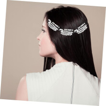 Eleganter Braut-Haarschmuck mit Kristallen und Perlen für Brautpartys, Geburtstage und besondere Anlässe